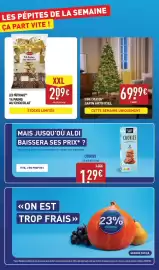 Catalogue ALDI semaine 45 page 2: LES PÂTISSADE 14 PAINS AU CHOCOLAT €2,09, HOME CREATION SAPIN ARTIFICIEL €69,99