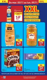 Catalogue ALDI semaine 45 page 20: Milka MAXI COOKIES €3,49, Nestlé Chocapic €4,15