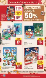 Catalogue ALDI semaine 45 page 28: Kinder Calendrier de l'Avent €2,99, SEASONS BEST CALENDRIER DE L'AVENT €1,59