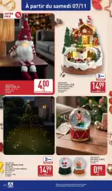 Catalogue ALDI semaine 45 page 40: HOME CREATION SCÈNE DE NOËL LED €14,99, HOME CREATION® ARBRE LUMINEUX LED €14,99