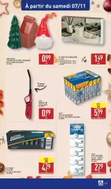 Catalogue ALDI semaine 45 page 41: HOME CREATION® DÉCORATION DE NOËL CÉRAMIQUE €0,99, VARTA PILES ALCALINES €5,99