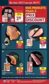 Catalogue ALDI semaine 45 page 8: GOURMET FINEST CUISINE PINTADE €7,69, FILETS DE POULET €7,99
