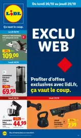 Catalogue Lidl | Les Exclus Web de la semaine page 1