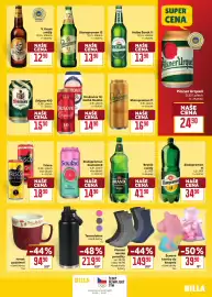 Billa leták týden 44 Strana 29: Braník světlý €41,90, Krušovice 10, Hořké Nealko €14,90