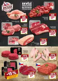 Billa leták týden 44 Strana 3: Maso tatarský biftek €79,90, Vocilka vepřový guláš porcovaný €69,90