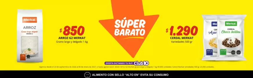 Catálogo Mayorista 10 Página 1: Merkat - arroz g2 €850,00