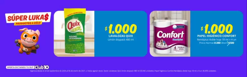 Catálogo Mayorista 10 Página 3: Quix - limon doypack €1.000,00
