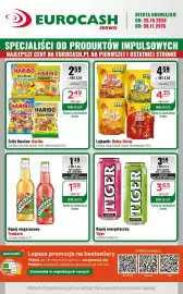 Eurocash gazetka Strona 1: Lajkonik: Dobry Chrup €4,35, Żelki Kwaśne: Haribo €2,49