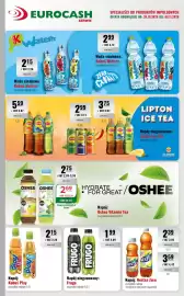 Eurocash gazetka Strona 10: Napój: Nestea Zero €2,39, Woda smakowa: Kubuś Waterrr €2,99