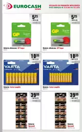 Eurocash gazetka Strona 18: Baterie: Varta Longlife €10,35, Baterie alkaiczne: GP Super €5,25