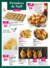 Catalogue Croque Gel page 12: 4 Grosses cailles €12,50, Fricassée de chapon €21,60