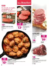 Catalogue Croque Gel page 24: 25 Boulettes de bœuf à la Provençale €10,45, Chiron Hachés de bœuf extra tendre €13,25