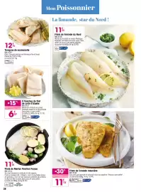 Catalogue Croque Gel page 28: Filets de limande meunière €11,15, Filets de limande du Nord €11,00