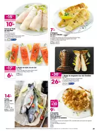Catalogue Croque Gel page 29: Truites Arc-en-ciel €14,65, Queue de langoustes crues des Caraïbes €26,30