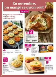 Catalogue Croque Gel page 4: 4 Potatoes burgers €8,70, CHARAL 2 Cheese burgers €5,44