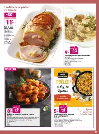 Catalogue Croque Gel page 7: Poêlée de gnocchis, poulet et chorizo €8,95, TABLE GOURMANDE Poêlée curry de légumes €5,85