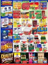Three Star Cash and Carry catalogue Page 3: Clover Creamel Creamer €90,00, Trumps Vermicelli Chocolate Flavour €19,99