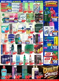 Three Star Cash and Carry catalogue Page 9: Colgate Toothpaste Original/Herbal/Gel €50,00, Aquafresh Toothbrush Family €79,99