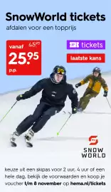 HEMA Flugblatt woche 44 Seite 32: SnowWorld tickets €25,95