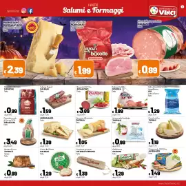Volantino Supermercati Vinci Pagina 3: Salame Golfetta Golfera €1,99, Bresaola IGP Oro Rigamonti €3,89