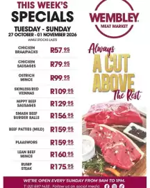 The Wembley Meat Market catalogue week 44 Page 1