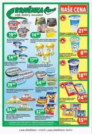 Brněnka leták Strana 3: Krajanka každé ráno jogurt min. 1,5% bílý €8,90, Valašská bílý jogurt €21,90
