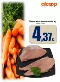 Folleto Super Alcoop semana 44 Página 12: Origen - filetes extra jamon cerdo €4,37