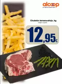 Folleto Super Alcoop semana 44 Página 4: Origen - chuletón ternera-añojo €12,95