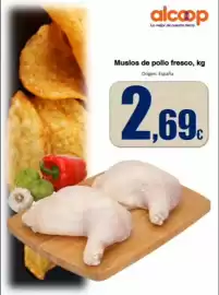 Folleto Super Alcoop semana 44 Página 6: Origen - muslos de pollo fresco €2,69