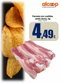 Folleto Super Alcoop semana 44 Página 7: Duroc - panceta con costillas cerdo duroc €4,49