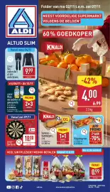 ALDI folder week 45 Pagina 1: A Folder van ma 02/11 t.e.m. zat 07/11 MEEST VOORDELIGE SUPERMARKT VOLGENS DE BELGEN* ALDI
