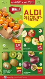 ALDI folder week 45 Pagina 2: Clementines verpakt, oorsprong: Spanje (1.74/kg) espri ma 02/11 -zat 07/11 KNALDI ALDI