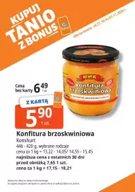 E.Leclerc gazetka Strona 23: Konfitura brzoskwiniowa MK Konshurt €5,90