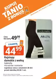 E.Leclerc gazetka Strona 27: Rajstopy damskie z wełną Gabriella Arctic Wool €44,99