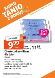 E.Leclerc gazetka Strona 30: Chusteczki nawilżane dla dzieci Bobini €9,99