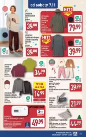ALDI gazetka Strona 13: Piżama z pluszową bluzą damska UP2FASHION €39,99, Sukienka dzianinowa UP2FASHION €39,99