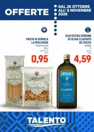 Volantino Talento Professional Store Pagina 1: Pasta di semola La Molisana €0,95