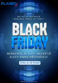Planeo Elektro leták Strana 1: = PLANEO NEJVĚTŠÍ SLEVOVÁ UDÁLOST ROKU JE TADY! BLACK FRIDAY NENECHTE SI UJÍT. NEJVĚTŠÍ SLEVY