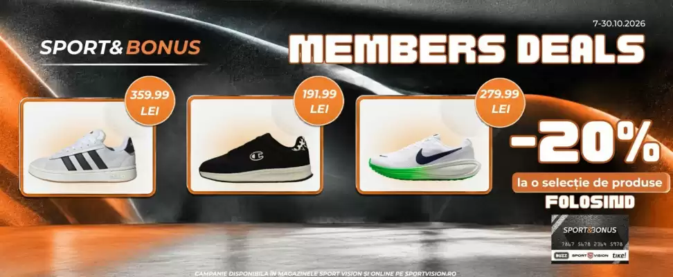 Sport Vision (valid până la 30-10)