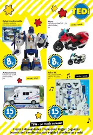 Catálogo TEDi semana 43 Página 11: Robot RC €15,00, Autocaravana €15,00