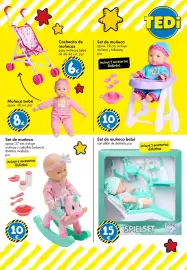 Catálogo TEDi semana 43 Página 17: Spielset €15,00, Set de muñeca €10,00
