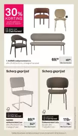 Karwei folder Pagina 25: Eetkamerstoel Leo €54,99, Eetkamerstoel Lola €79,00