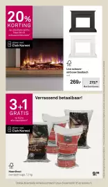 Karwei folder Pagina 34: Haardhout €9,99, Livn schouw-ombouw Saalbach €215,20