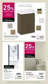 Karwei folder Pagina 41: Atlantic toiletmeubel Imani €149,25, Grohe wc pack Como² €499,00