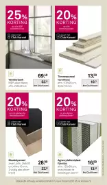 Karwei folder Pagina 44: Agnes plafondplaat €13,49, Meubelpaneel €23,19
