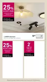 Karwei folder Pagina 5: 25% KORTING op bijna alle spots, plafond- & badkamerverlichting¹ alleen met Club Karwei 1. KARWEI