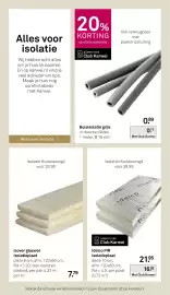 Karwei folder Pagina 54: Idelco PIR isolatieplaat €16,39, Isover glaswol isolatieplaat €7,79