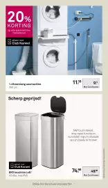 Karwei folder Pagina 59: EKO touch bin Loft €49,99, Afvoerslang wasmachine €9,11