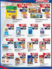Revista Maxiconsumo semana 44 Página 8: Dos anclas - sal fina €6.649,91, Quaker - avena inst/trad. x 280 gr €1.377,41