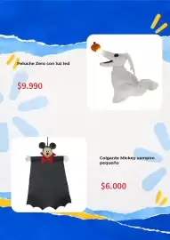 Catálogo Lider semana 44 Página 3: Peluche Zero con luz led $9.990 Colgante Mickey vampiro pequeño $6.000